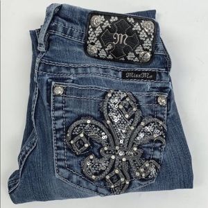 Size 25 Miss Me skinny jeans!